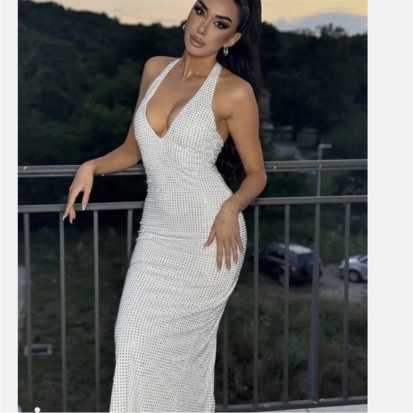 Zara Dresses & Skirts - ZARA MIRRORS HALTER DRESS